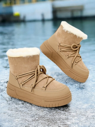 Дамски обувки за сняг с връзки Royalfashion Moniuc