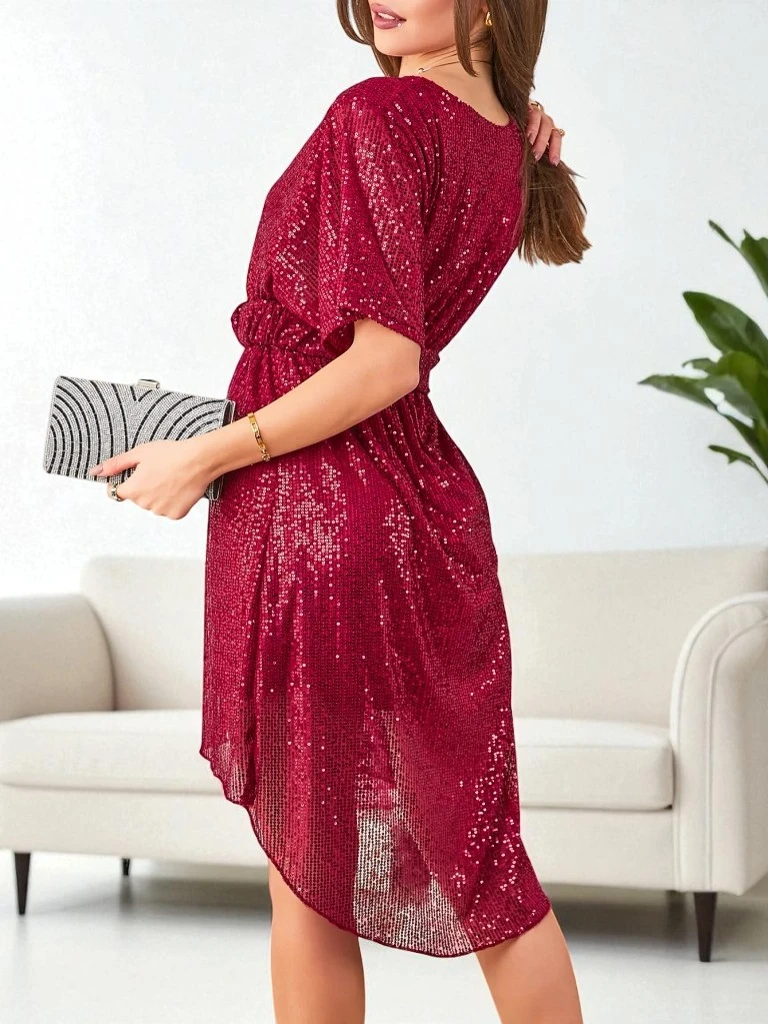 Дамска рокля Royalfashion с пайети