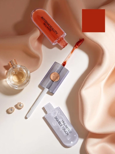 2-в-1 червило и прозрачен гланц за устни Carrot Gold