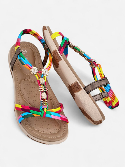 Royalfashion дамски сандали с декорации Veve