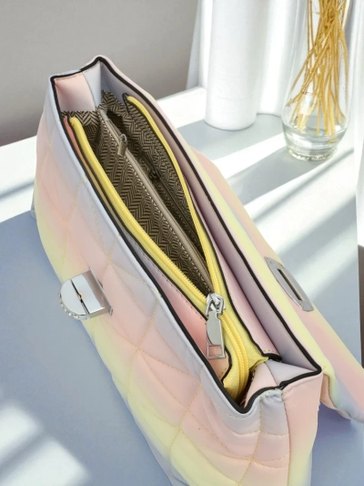 Royalfashion Малка дамска чанта от еко кожа с омбре ефект Sophie Rose