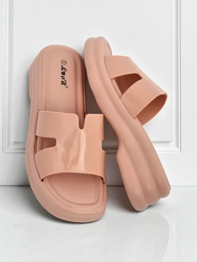 Royalfashion Дамски чехли на по-дебела подметка Nova Gloss