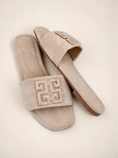 Royalfashion дамски чехли с плоска подметка Zamila