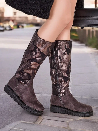 Royalfashion Женски ботуши до коленете Молис