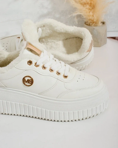 Royalfashion Затоплени дамски маратонки с кожа Sofi