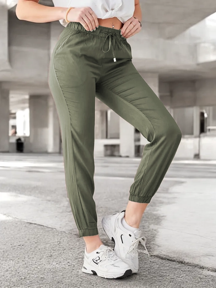 Панталони Raffaello Khaki Дълги От Лиоцел