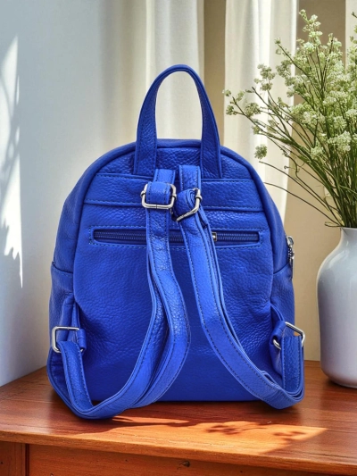 Дамска раница Ariadne Bianco Azzurro RoyalEco Królewska Moda 25x25x10