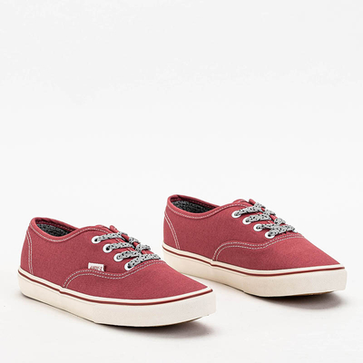 Ciemnoróżowe damskie tenisówki Isyia - Obuwie