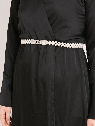 Дамски колан Callista перлен с катарама панделка – елегантност в италиански стил