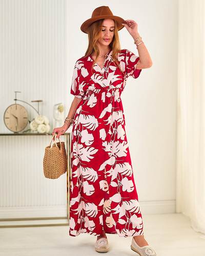 Royalfashion Дамска миди рокля с принт