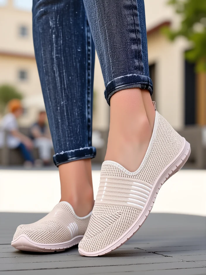 Royalfashion Женските обувки тип с плъзгащо се Ollabes