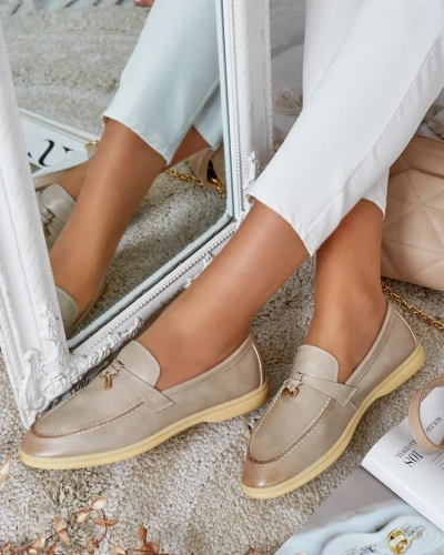 Royalfashion Елегантни дамски мокасини Leosi