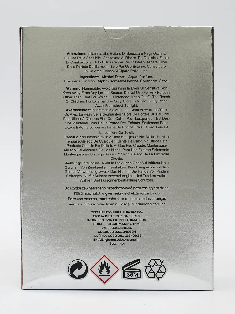 Вдъхновен парфюм за мъже Pride Man