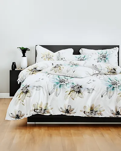 Royalfashion Подплатен комплект за спалня с десен 160x200 4 ЧАСТИ