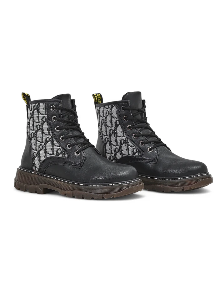 Royalfashion дамски ботуши до глезена с принт Efrioz