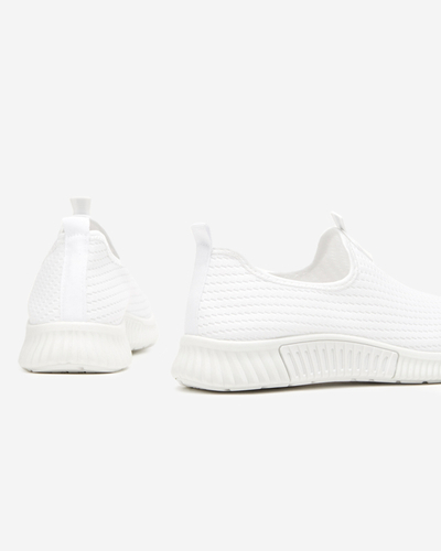 Białe damskie buty sportowe slip-on Palomena - Obuwie