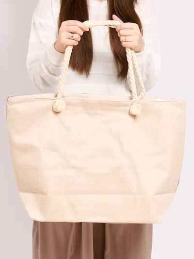 Royalfashion Голям текстилен чант с принт