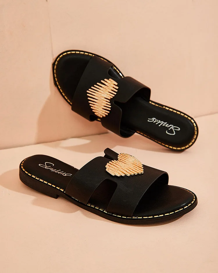 Royalfashion Дамски джапанки Olis с плоска подметка