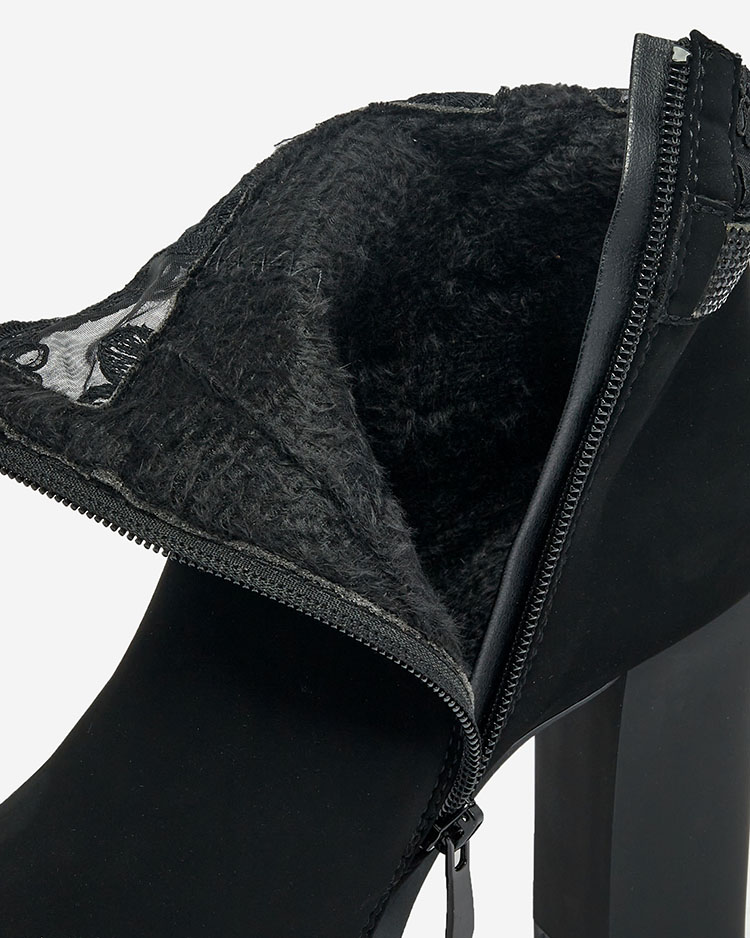 Royalfashion Дамски ботуши Leroleda с декорация Stiletto