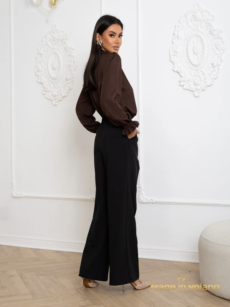 Дамска блуза с декоративно деколте Frankie