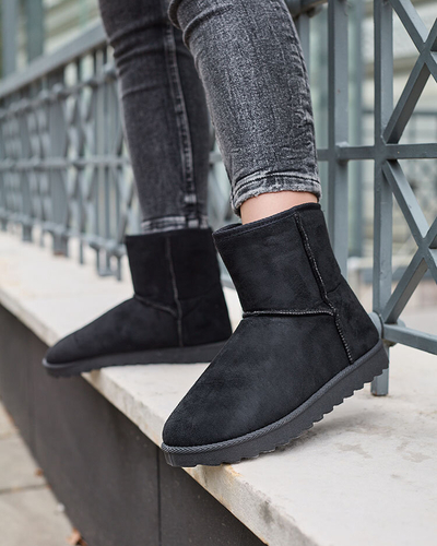 Royalfashion Дамски ботуши a'la snow boots в черен цвят Aener