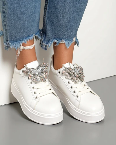 Royalfashion дамски платформи с пеперуда Obellay