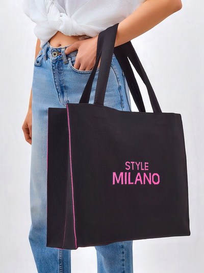 Royalfashion Дамска чанта от плат Стил Милано