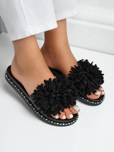 Royalfashion Дамски чехли на плоска подметка Flora Blide