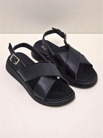 Royalfashion Дамски сандали на дебела подметка Riva Star