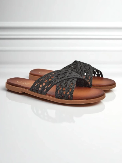 Royalfashion Дамски чехли с равна подметка Ella Brooke