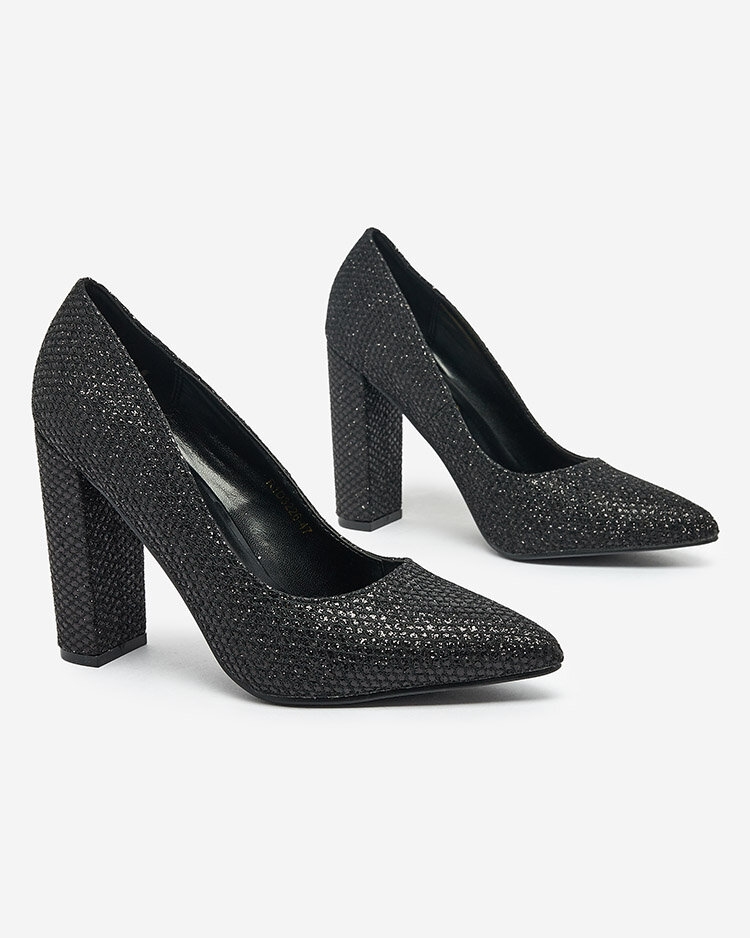 Royalfashion Women's Suvirras Brocade Stiletto Post Top pumps