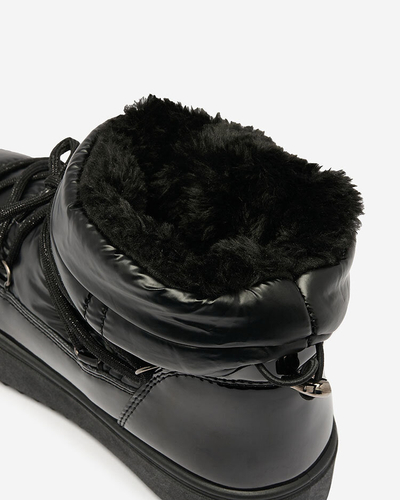 Royalfashion Дамски ботуши a'la snow boots в черно Nevsone