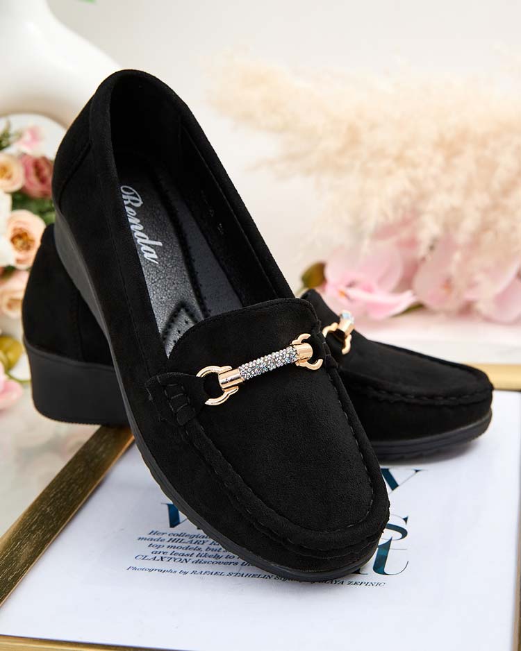 Royalfashion Дамски мокасини Eko от велур Ewo