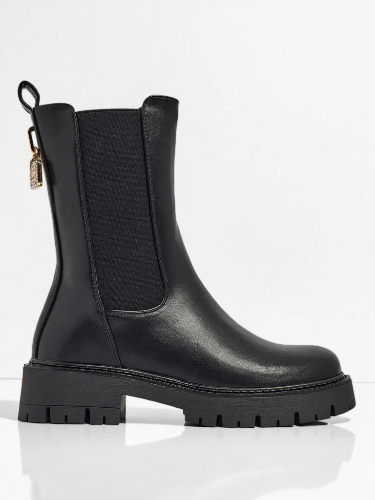 Високи еко кожени дамски боти Varinell