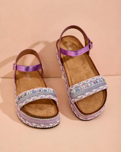 Royalfashion Дамски сандали с бродерия Mussir