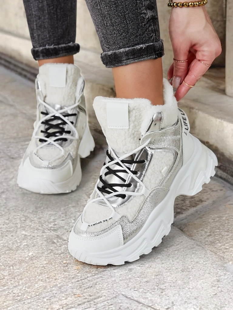 Royalfashion Дамски маратонки с топло подплънка Pieco