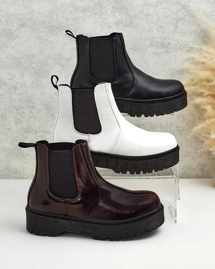 Royalfashion Дамски ботуши Movitas от еко кожа