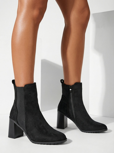 Дамски боти на глезена на Royalfashion с ток Enotto