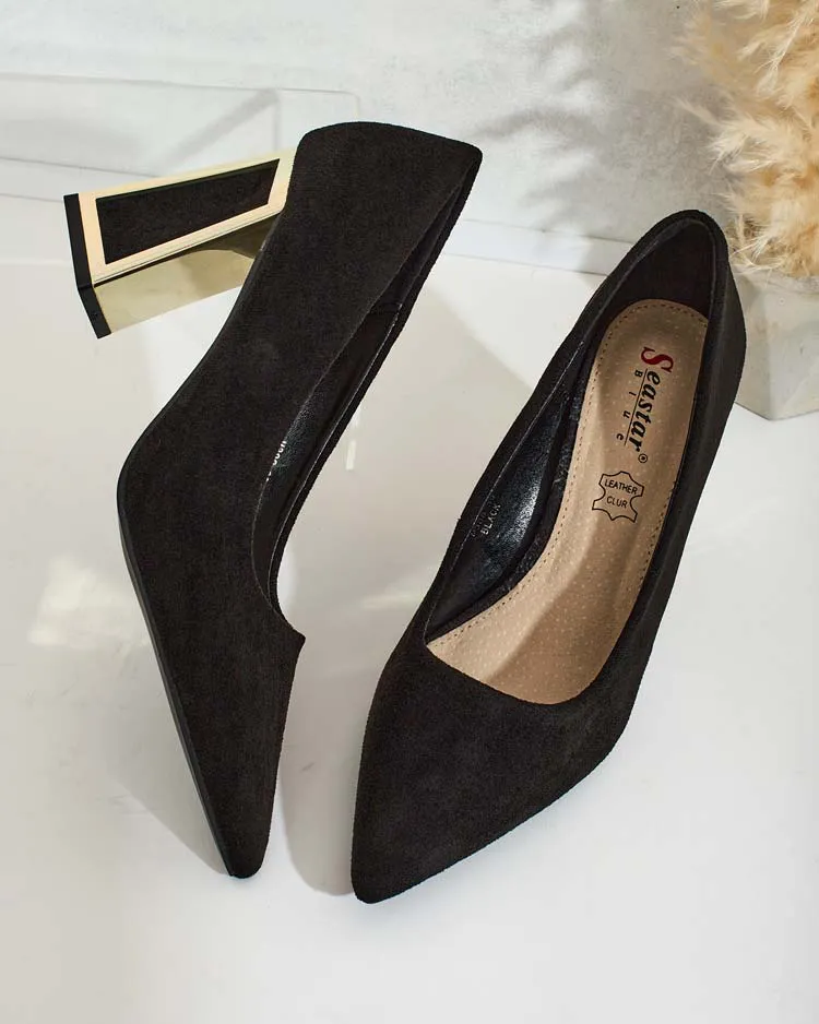 Royalfashion Дамски обувки с декоративен ток Badilla