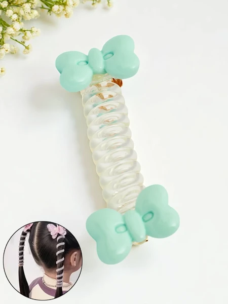Royalfashion Ластик за коса спирала с панделка Bow Twist
