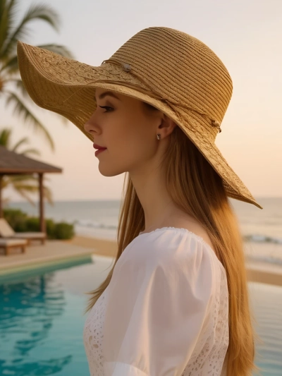 Royalfashion Дамска сламена шапка Aveline