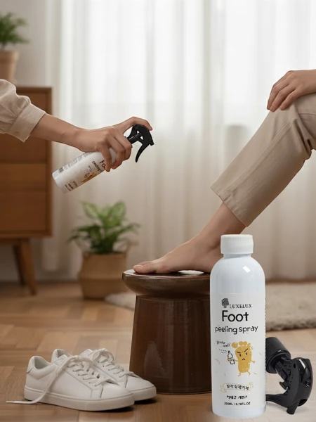 Дамски спрей за пилинг на крака Luxelux 200ml