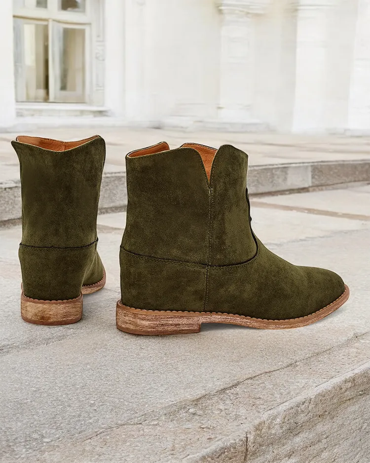 Royalfashion Черевички в стил каубой на покрита платформа Blueston