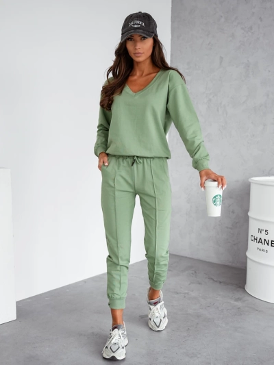 Royalfashion Дамски памучен ежедневен комплект