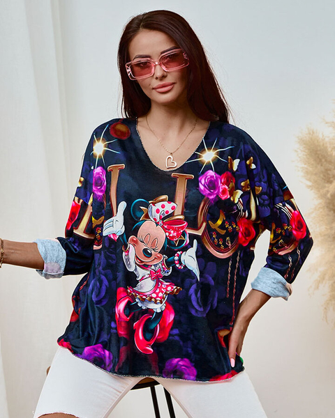 Royalfashion Дамска блуза с принт