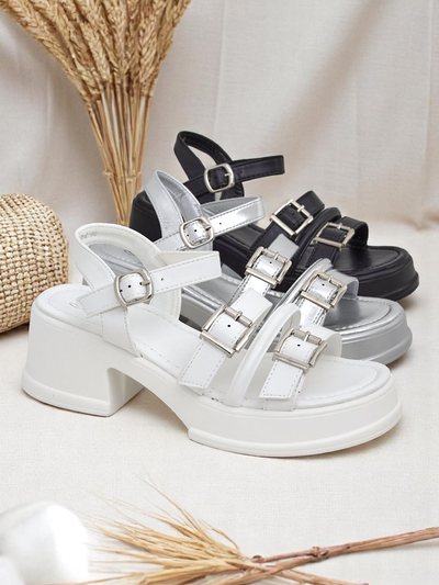 Royalfashion дамски сандали с нисък ток Otteze