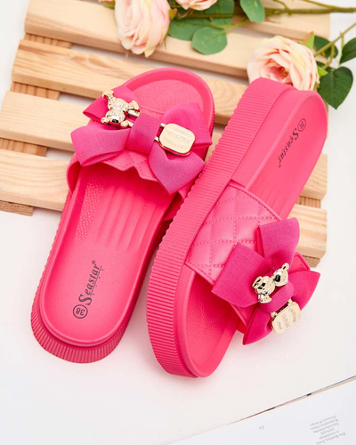 Royalfashion Women's Lemini Bow Flip-Flops