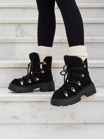 Royalfashion Lozin дамски ботуши за сняг с дантела