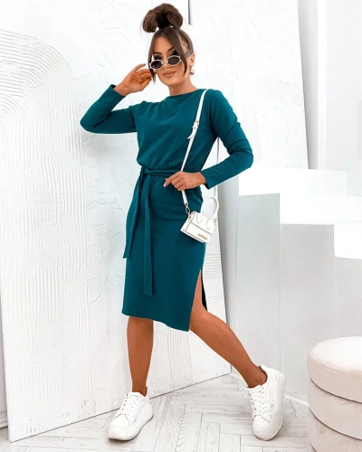 Royalfashion Дамска памучна рокля с дължина до коляното