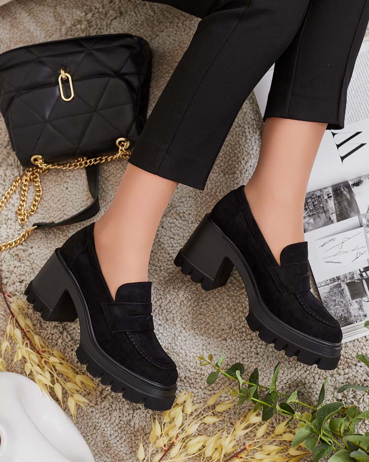 Royalfashion Дамски мокасини на ток Narvoti